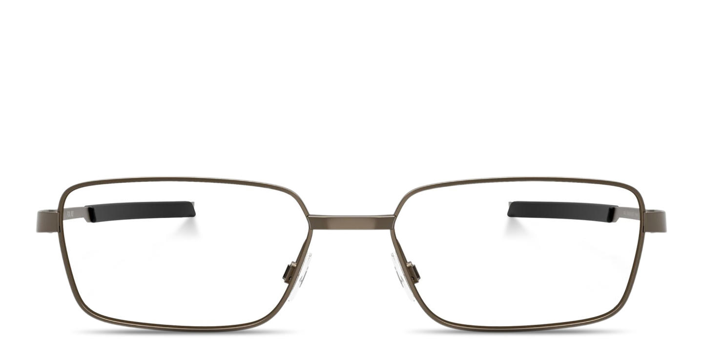 Shop Oakley Foil RQ Rectangle Eyeglasses in Pewter online.
