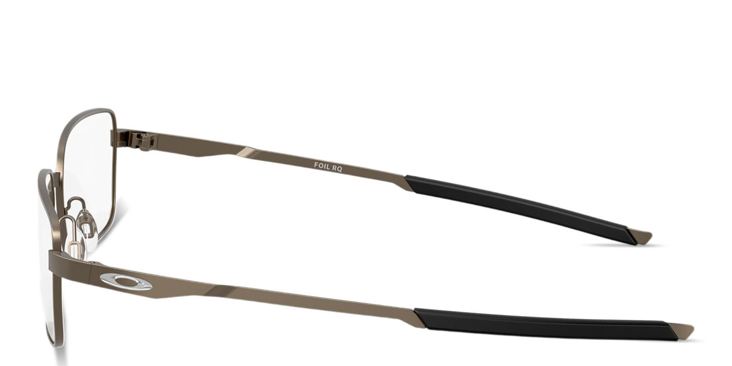 Shop Oakley Foil RQ Rectangle Eyeglasses in Pewter online.