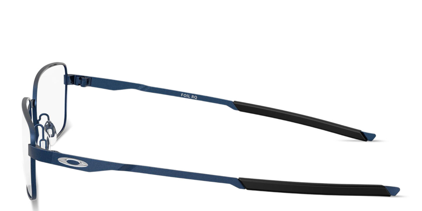 Shop Oakley Foil RQ Rectangle Eyeglasses in Midnight Blue online.