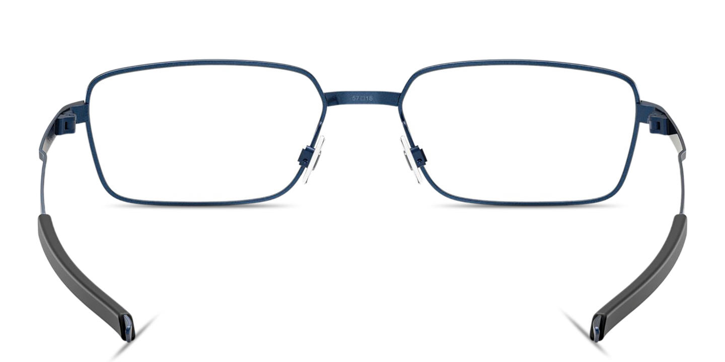 Shop Oakley Foil RQ Rectangle Eyeglasses in Midnight Blue online.