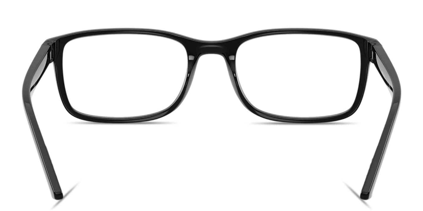 Shop Prada Linea Rossa Logo Signature Pillow Eyeglasses in Black online.