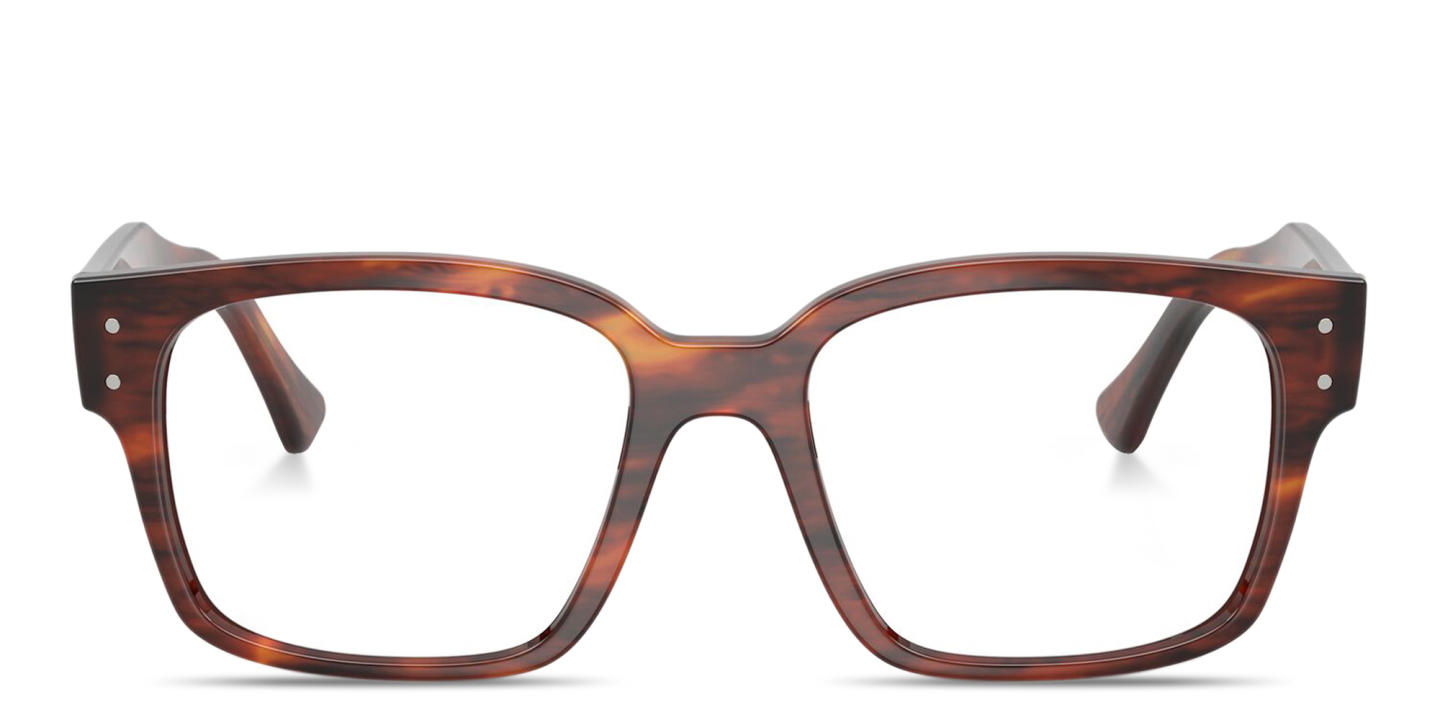 Shop Ray-Ban Laurene Optics Unisex Square Eyeglasses in Havana online.