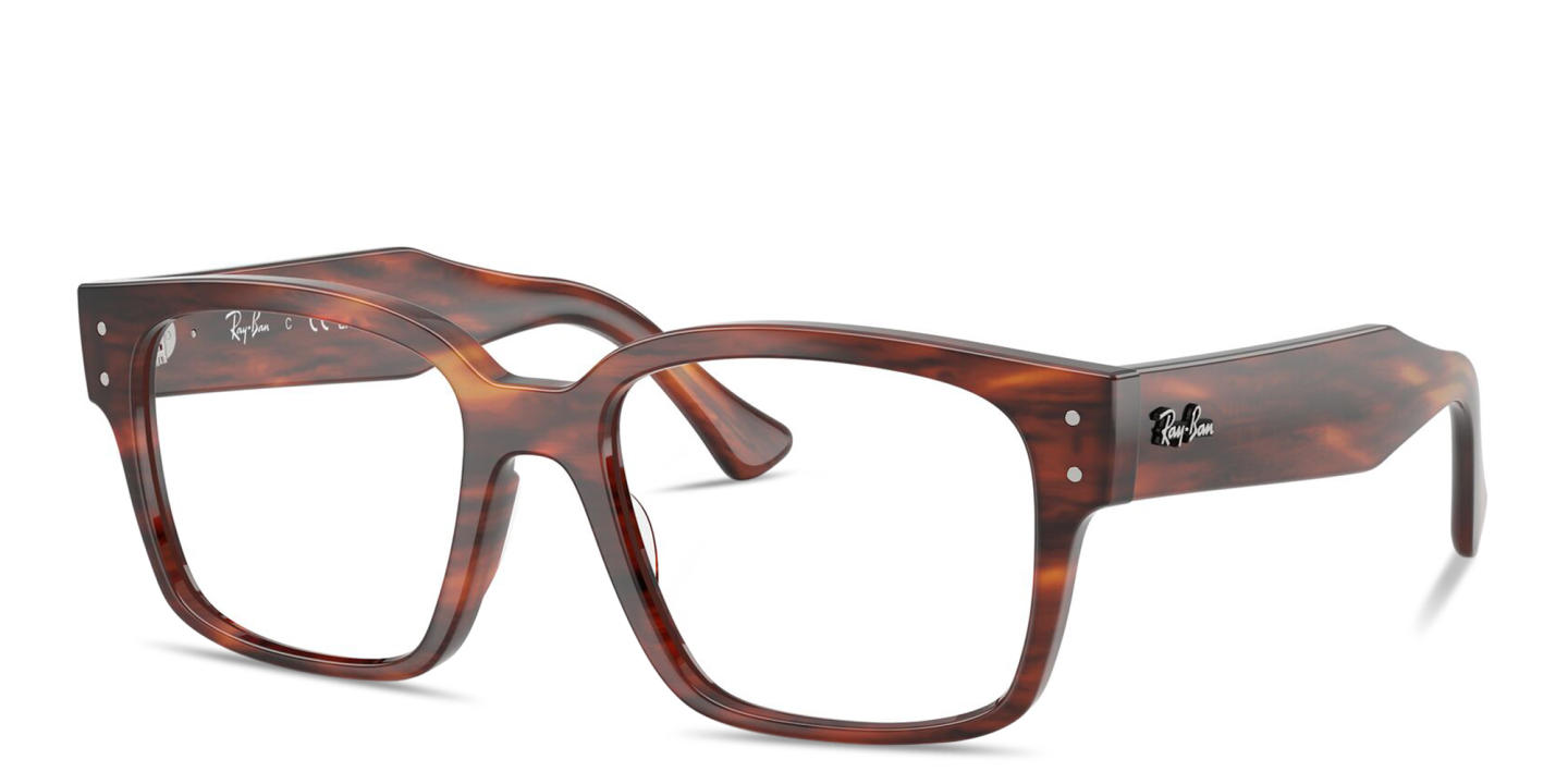 Shop Ray-Ban Laurene Optics Unisex Square Eyeglasses in Havana online.