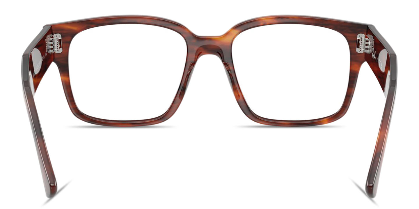 Shop Ray-Ban Laurene Optics Unisex Square Eyeglasses in Havana online.