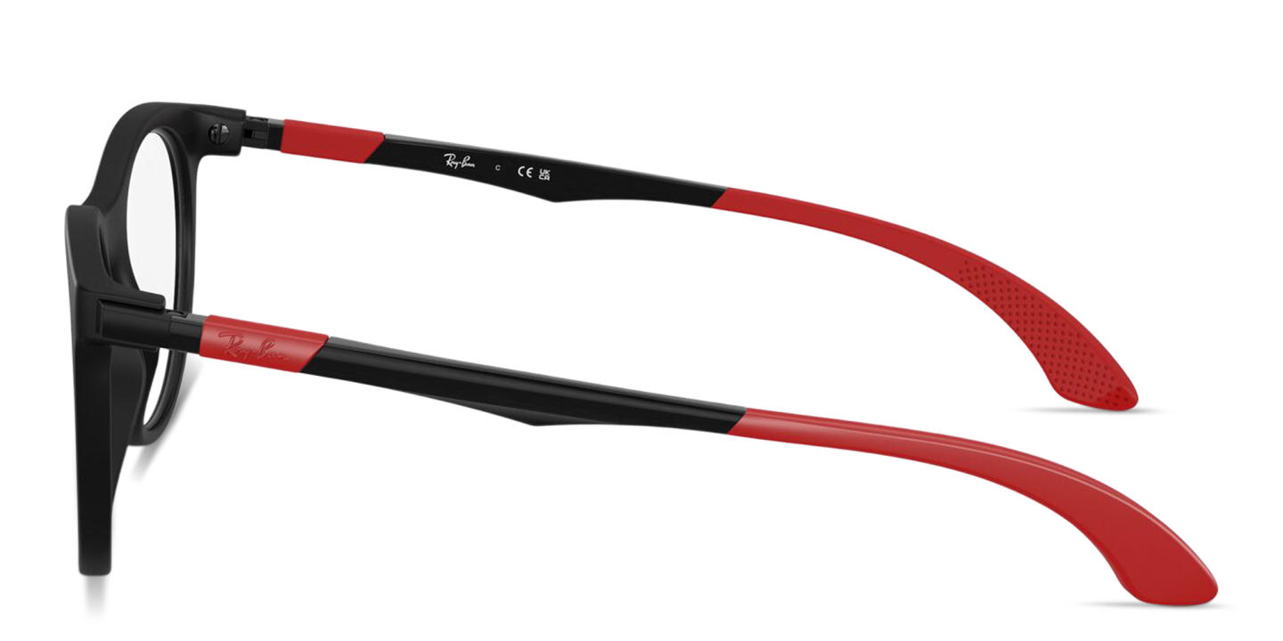 Shop Ray-Ban Junior Optics Kids Panthos Eyeglasses in Black online.