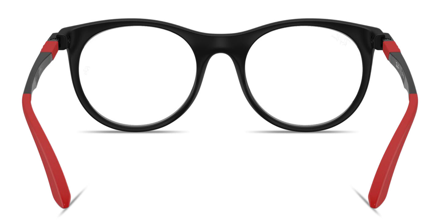 Shop Ray-Ban Junior Optics Kids Panthos Eyeglasses in Black online.