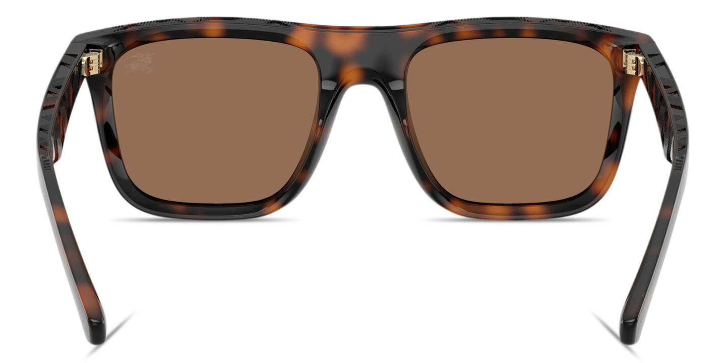 BURBERRY Logo Signature Square Sunglasses in Havana – Product Photo 3