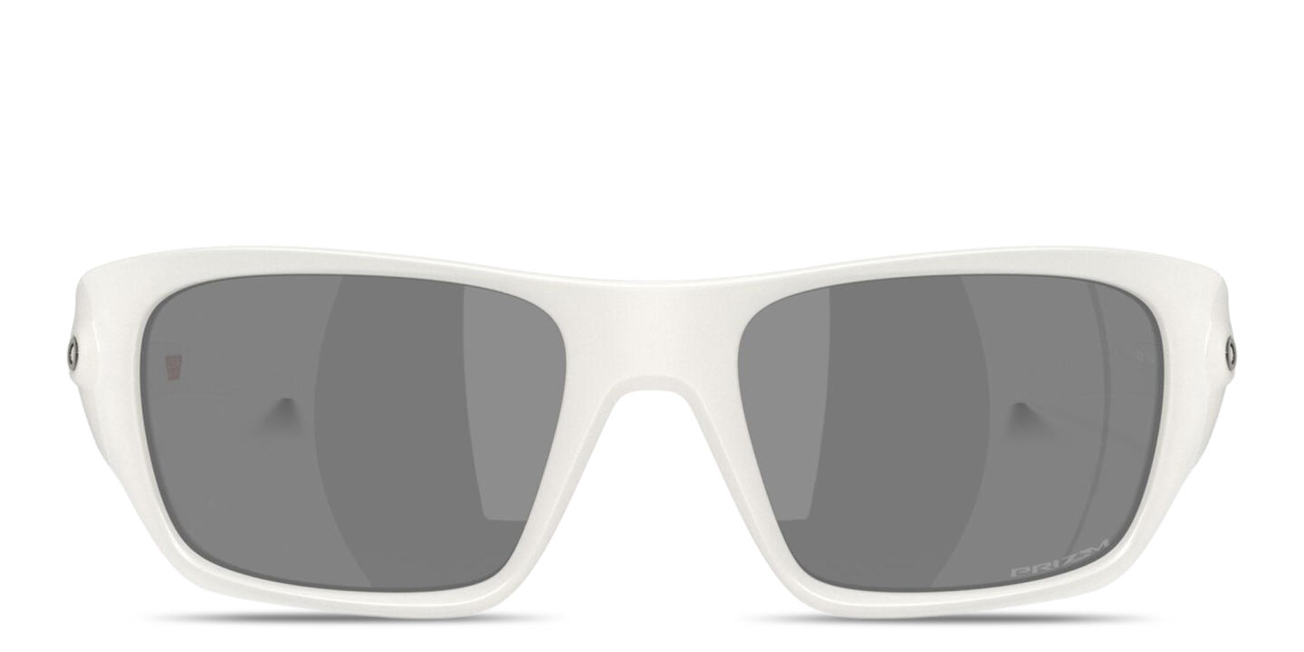 Shop Oakley Masseter Rectangle Sunglasses in White online.
