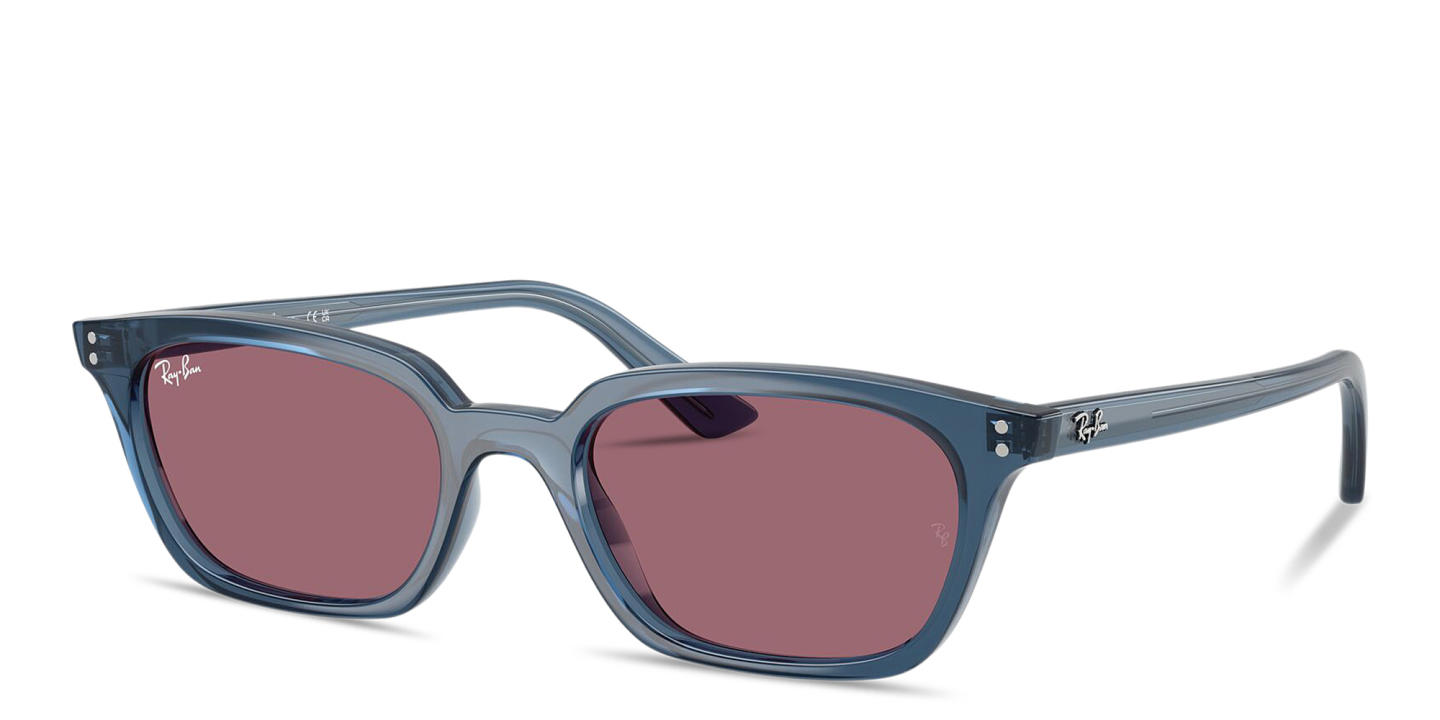 Shop Ray-Ban Zaya Unisex Pillow Sunglasses in Blue online.