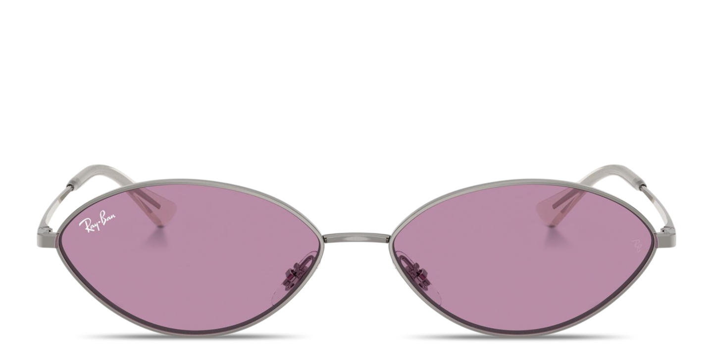 Ray-Ban Kai Unisex Oval Sunglasses in Gunmetal – Product Photo 0