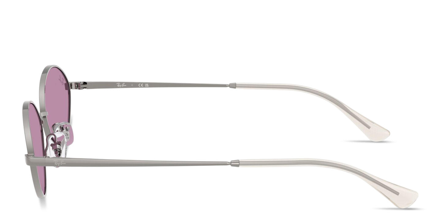 Ray-Ban Kai Unisex Oval Sunglasses in Gunmetal – Product Photo 2