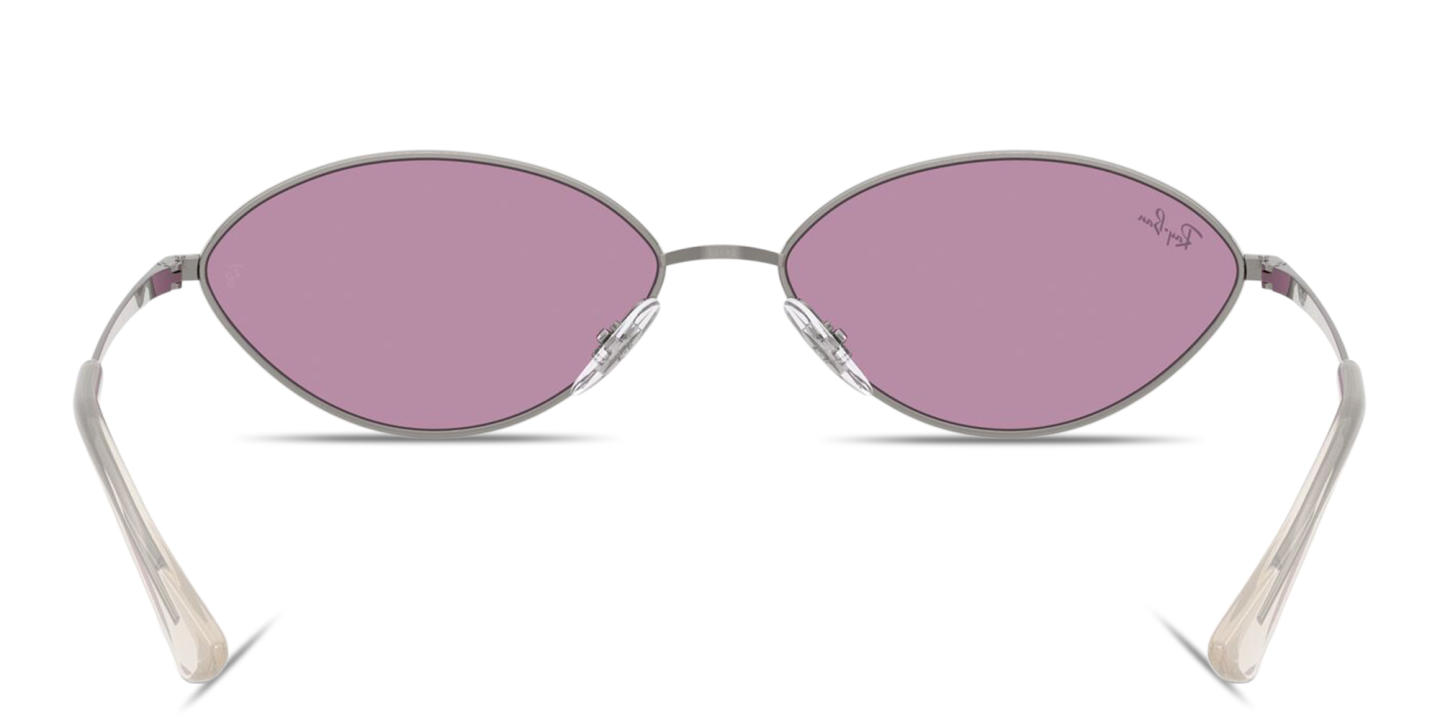 Ray-Ban Kai Unisex Oval Sunglasses in Gunmetal – Product Photo 3