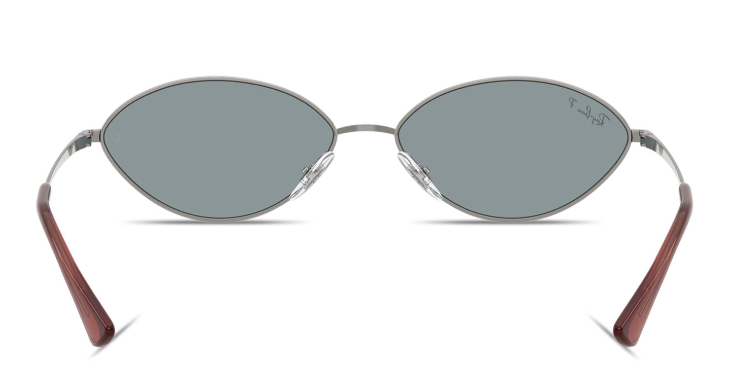 Shop Ray-Ban Kai Unisex Oval Sunglasses in Gunmetal online.