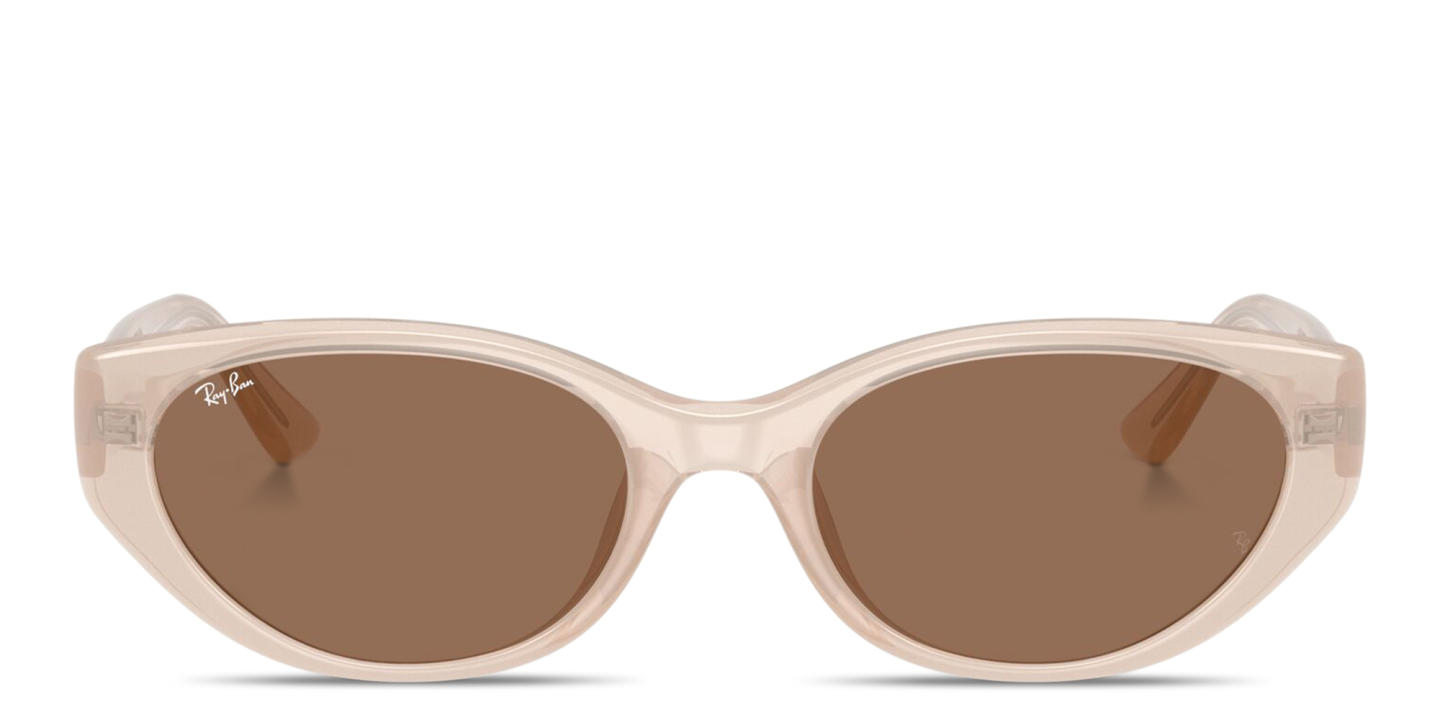 Ray-Ban Logo Signature Unisex Pillow Sunglasses in Beige – Product Photo 0