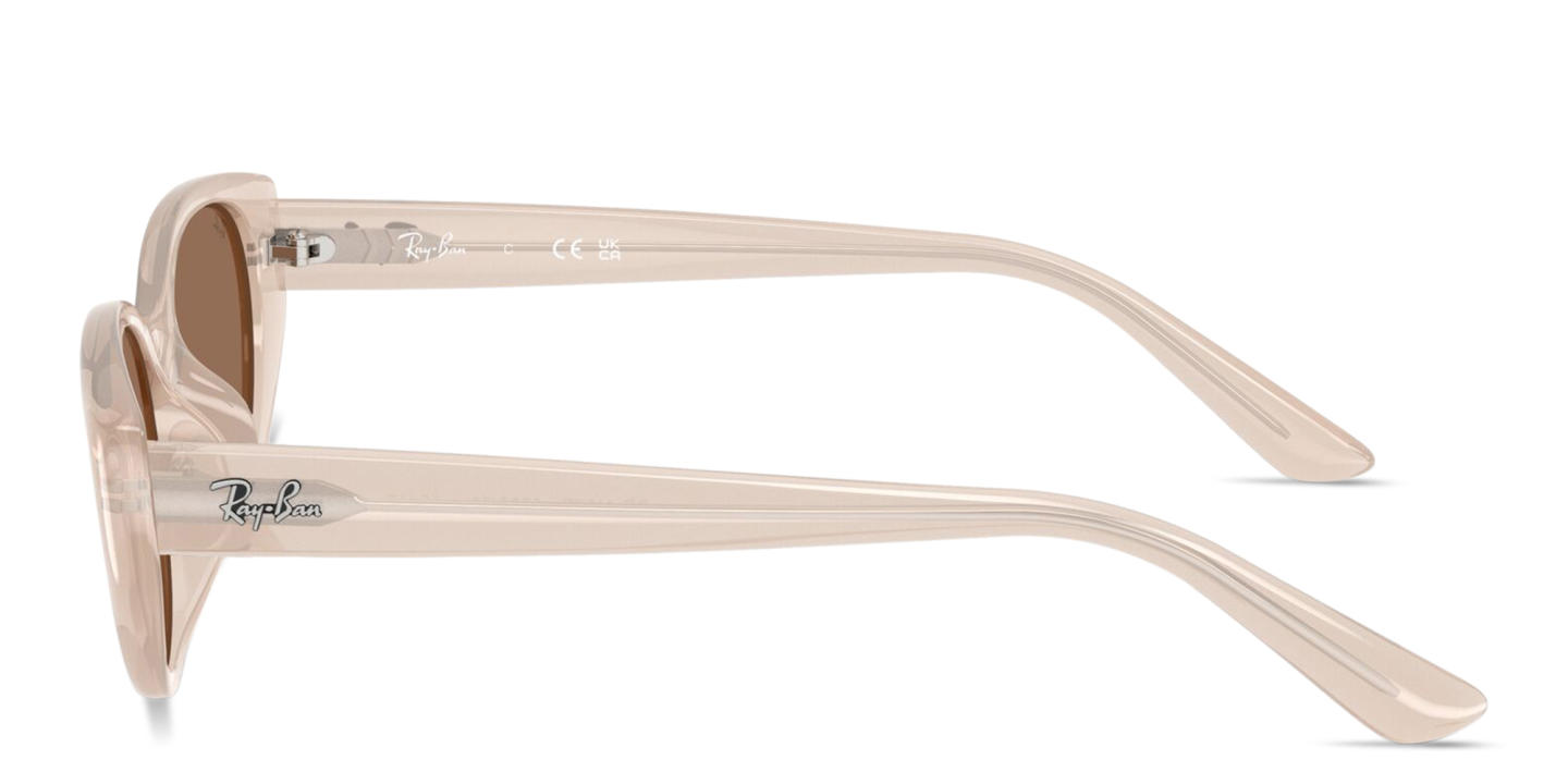 Ray-Ban Logo Signature Unisex Pillow Sunglasses in Beige – Product Photo 2