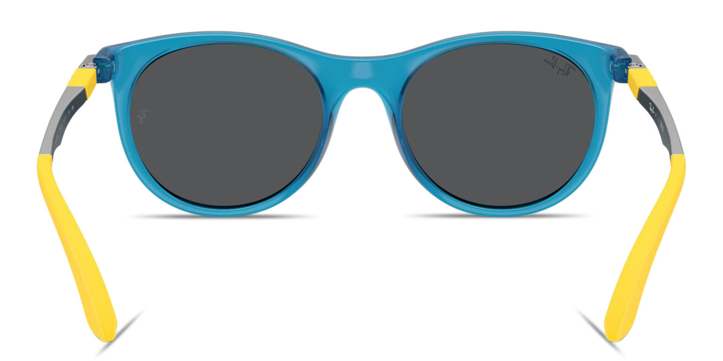 Shop Ray-Ban Junior Kids Panthos Sunglasses in Blue online.