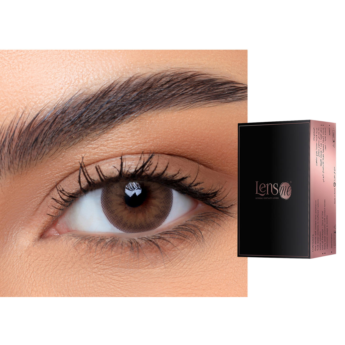 Shop Lensme Monthly Color Contact Lenses - Doll in Doll online.
