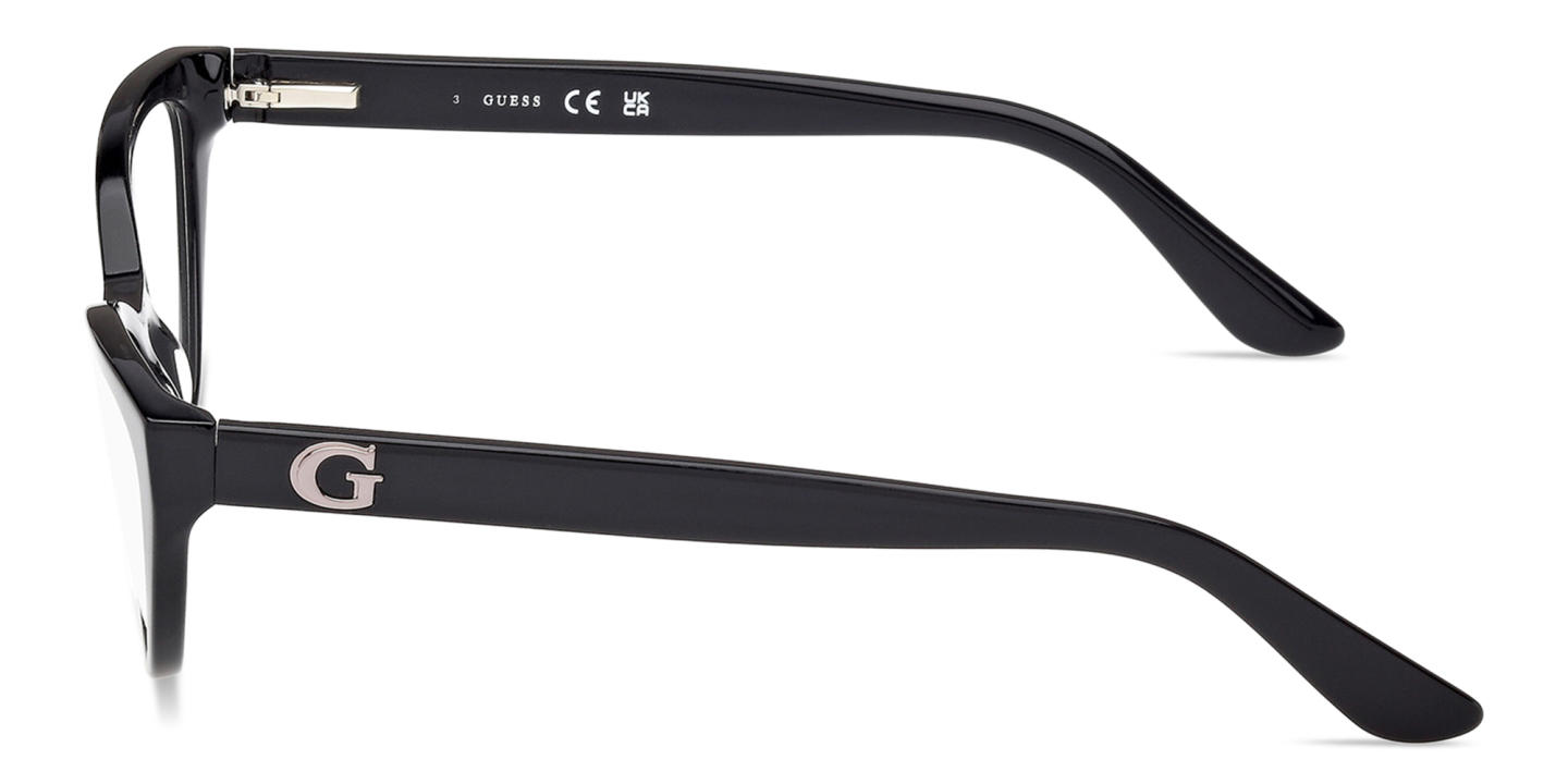 Shop Guess G Motif Cat-Eye Eyeglasses in Black online.
