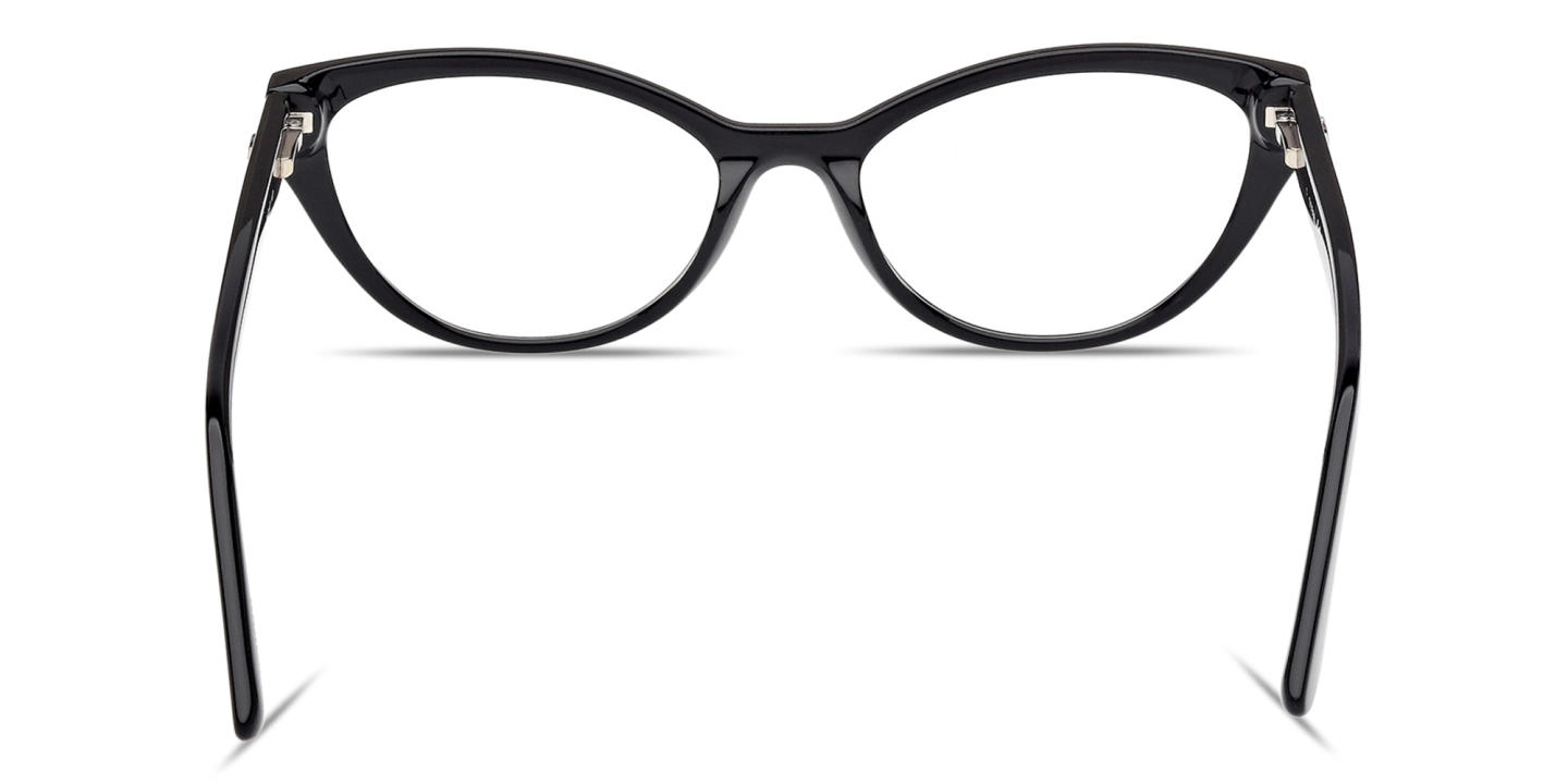 Shop Guess G Motif Cat-Eye Eyeglasses in Black online.