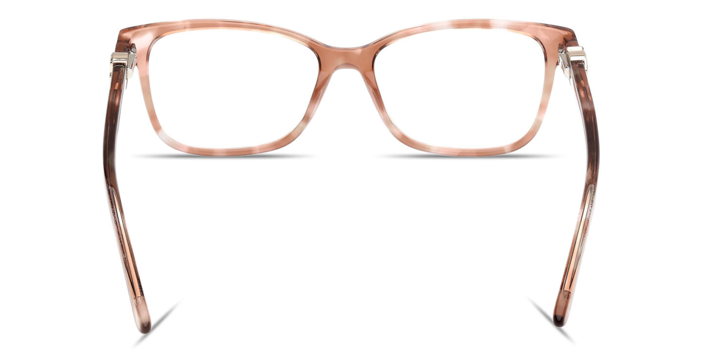 Guess G Motif Rectangle Eyeglasses in Beige – Product Photo 3