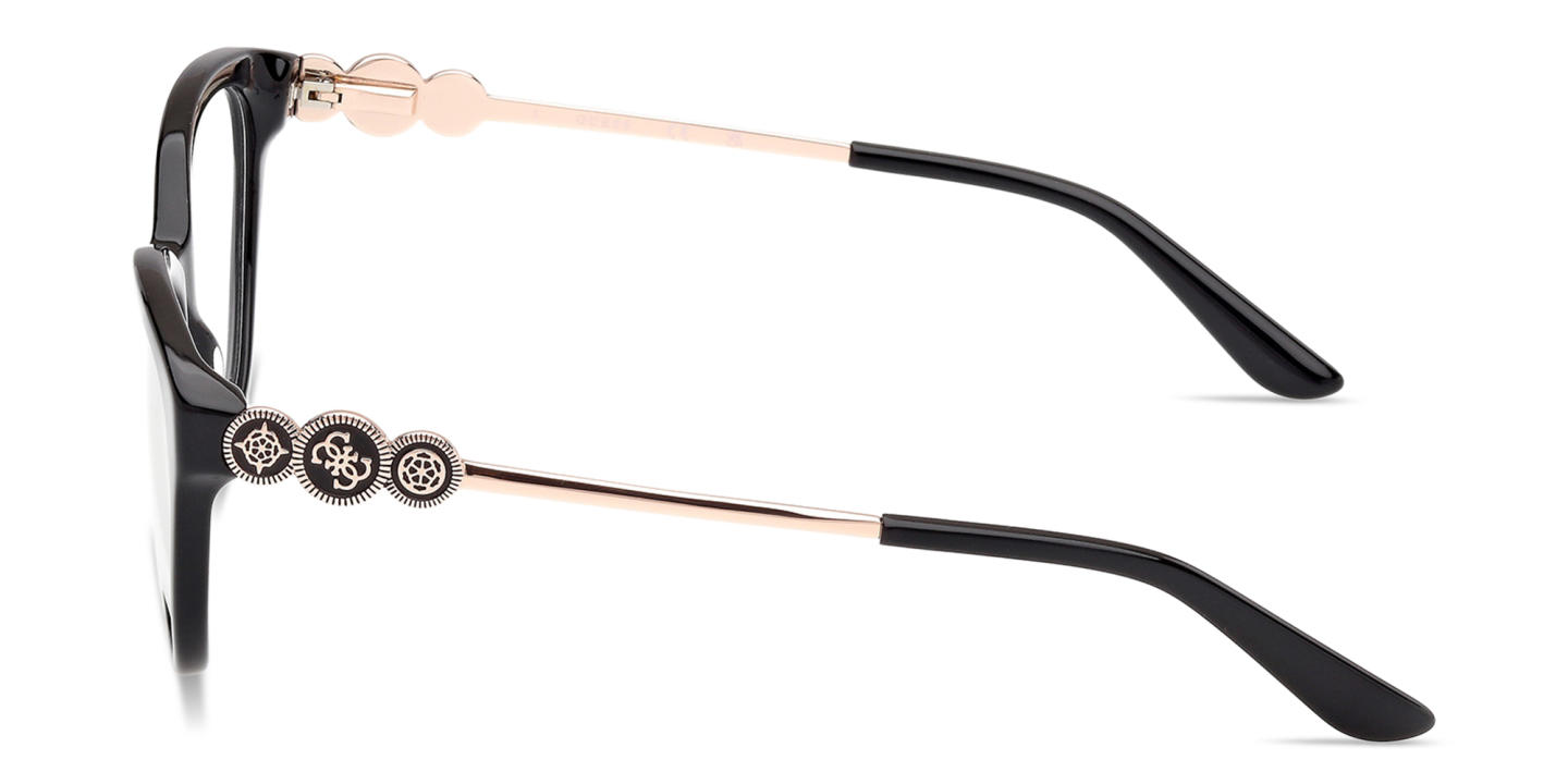 Shop Guess Cat-Eye Eyeglasses in Black online.