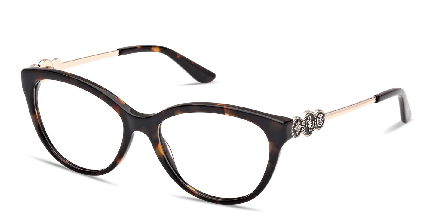 Shop Guess Cat-Eye Eyeglasses in Havana online.