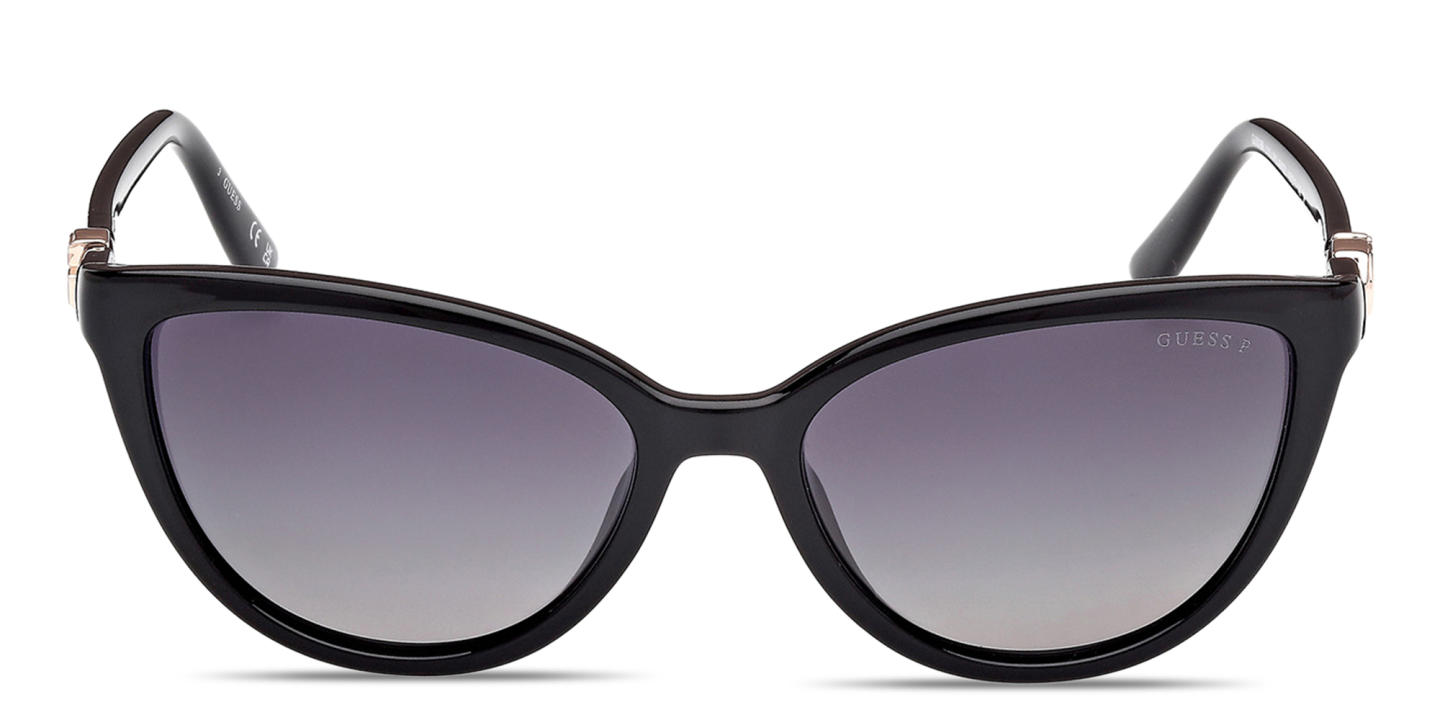 Shop Guess G Logo Cat-Eye Sunglasses in Black online.