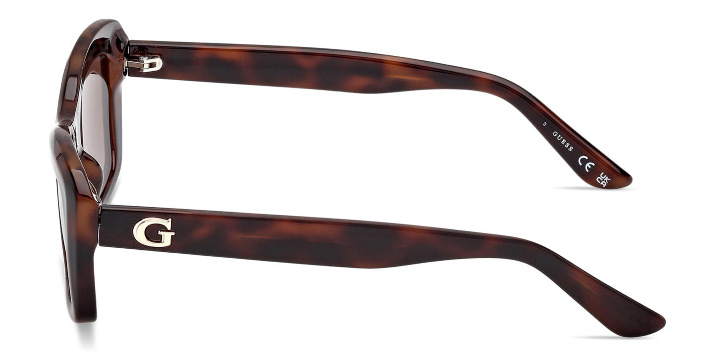 Guess G Logo Rectangle Sunglasses in Havana – Product Photo 2