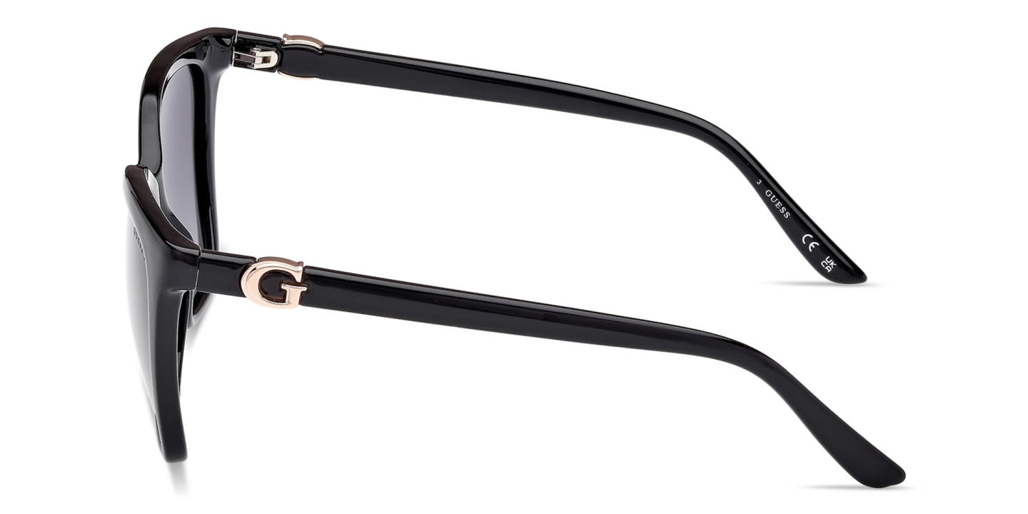 Shop Guess G Logo Square Sunglasses in Black online.