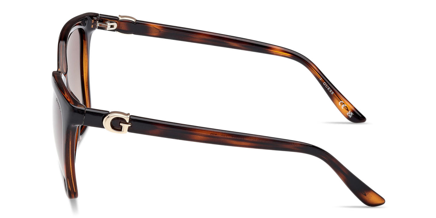 Shop Guess G Logo Square Sunglasses in Havana online.