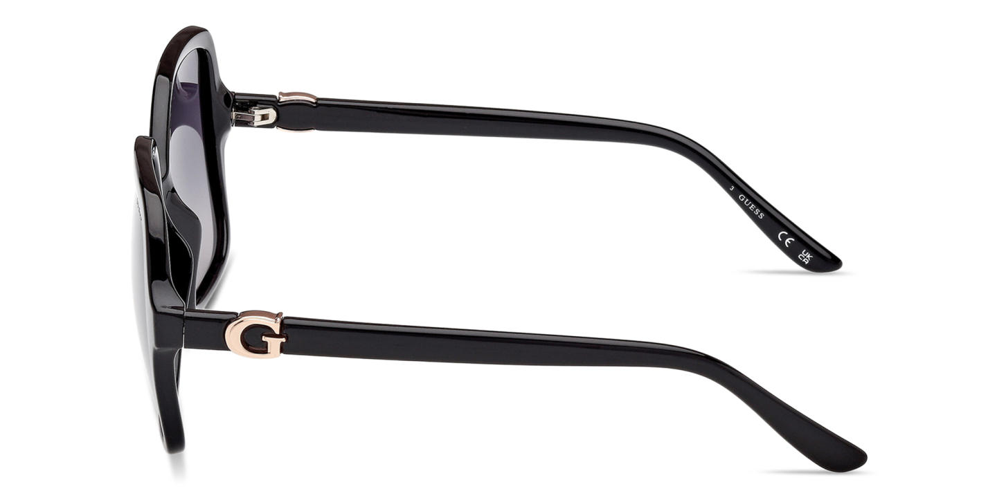 Shop Guess G Motif Oversized Square Sunglasses in Black online.