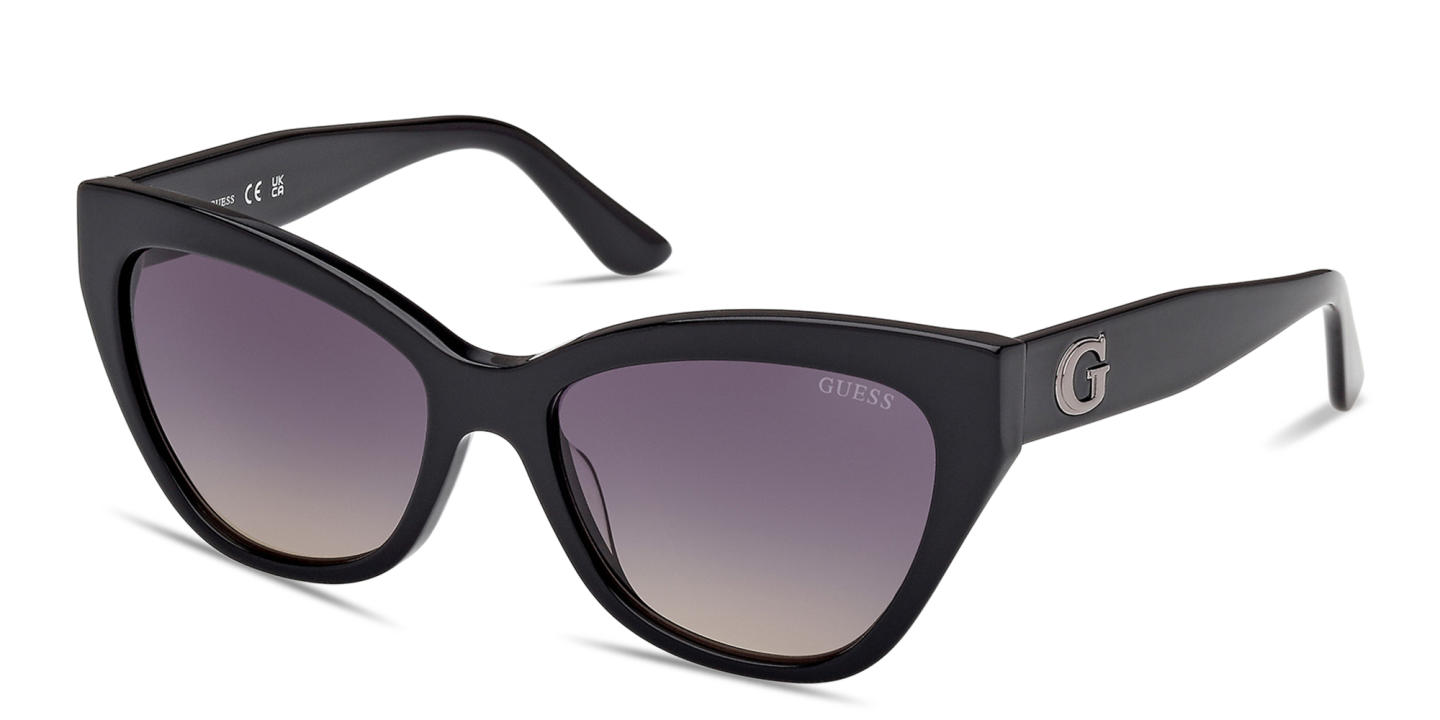 Shop Guess G Logo Cat-Eye Sunglasses in Black online.