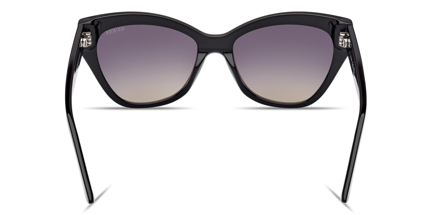 Shop Guess G Logo Cat-Eye Sunglasses in Black online.