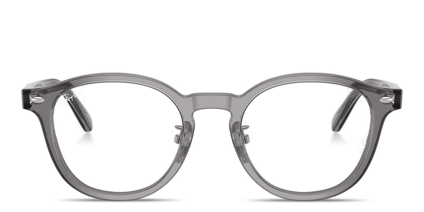 تسوق نظارات طبية أوبتيكس بإطار مربّع للجنسين راي بان بلون رمادي شفاف أونلاين.