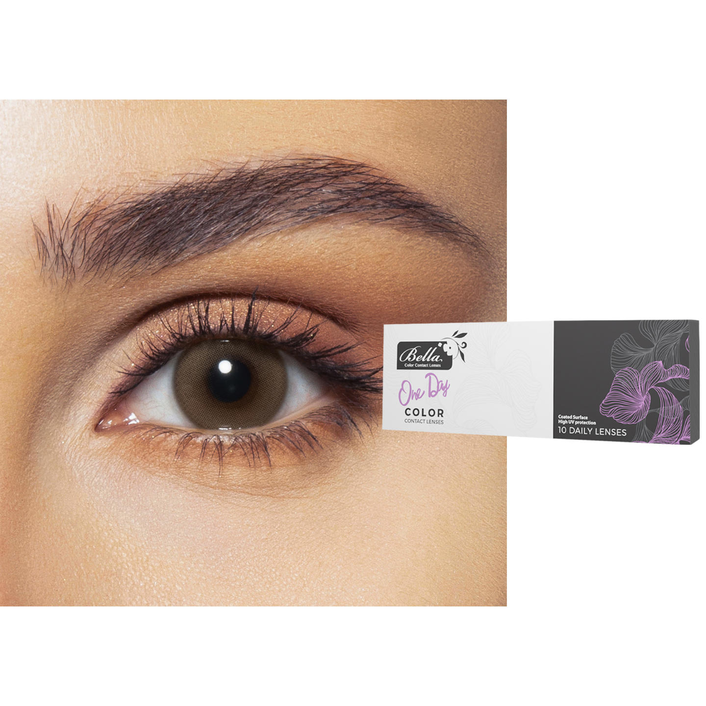 Bella One-Day Color Contact Lenses in Mars – Product Photo 2