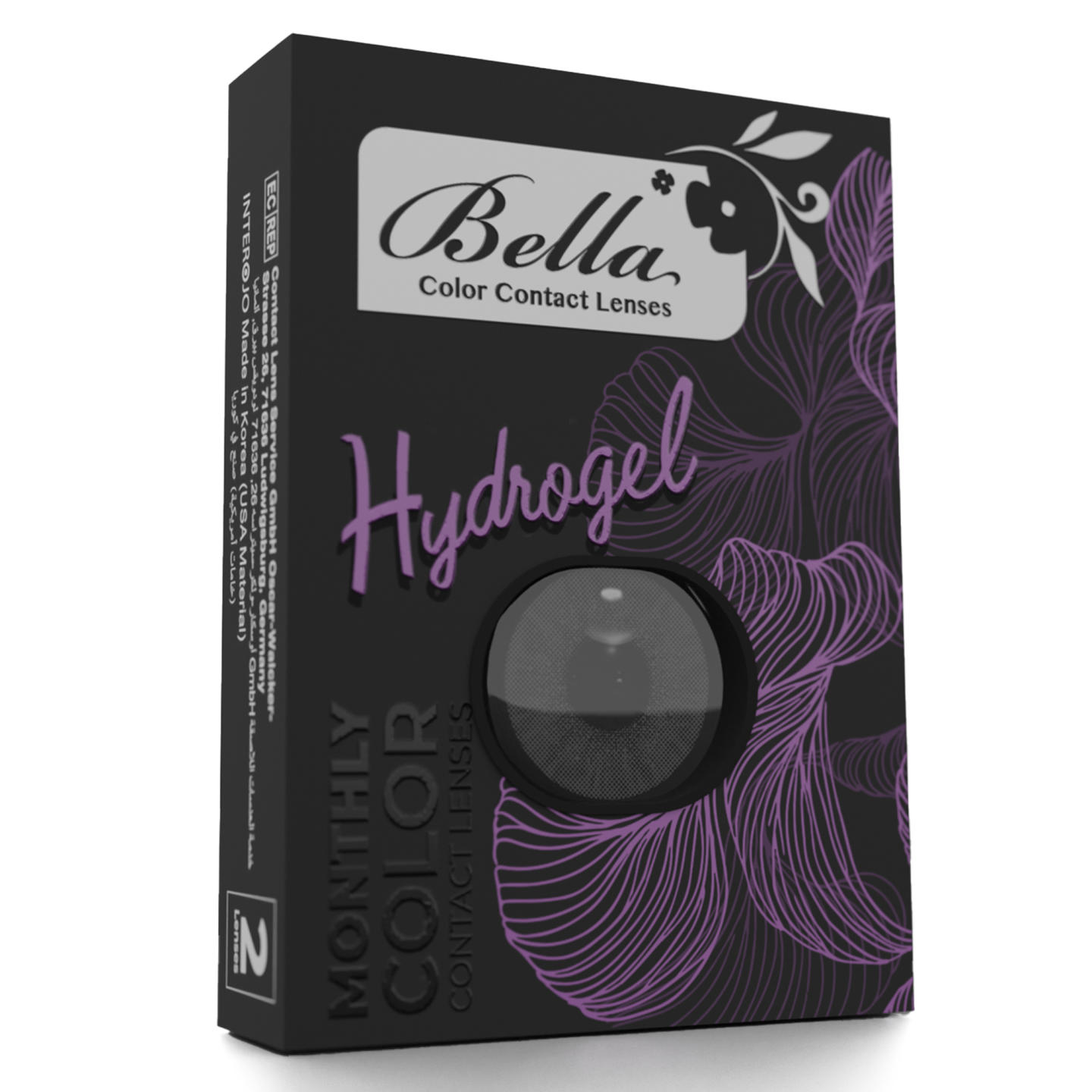 Bella ELITE Monthly Color Contact Lenses in Saturn – Product Photo 1