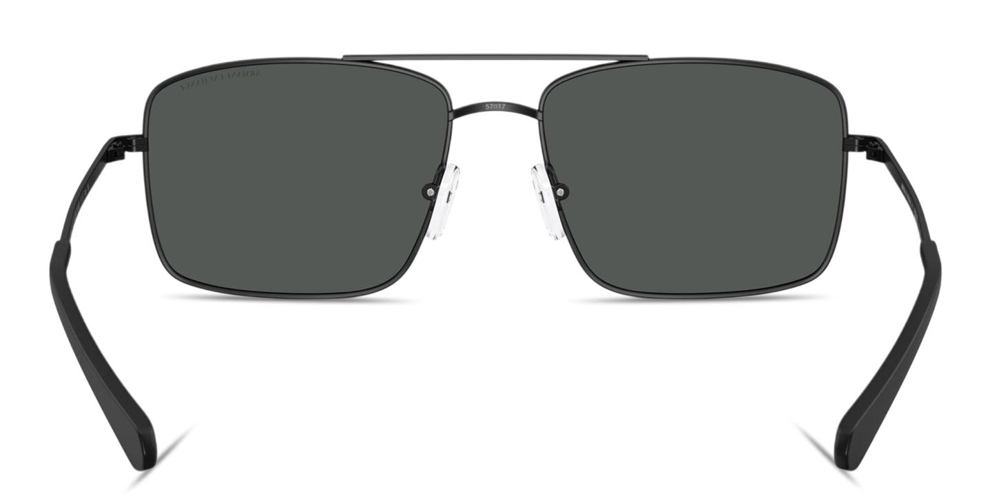Armani Exchange A|X Logo Pilot Sunglasses in Black – Product Photo 3