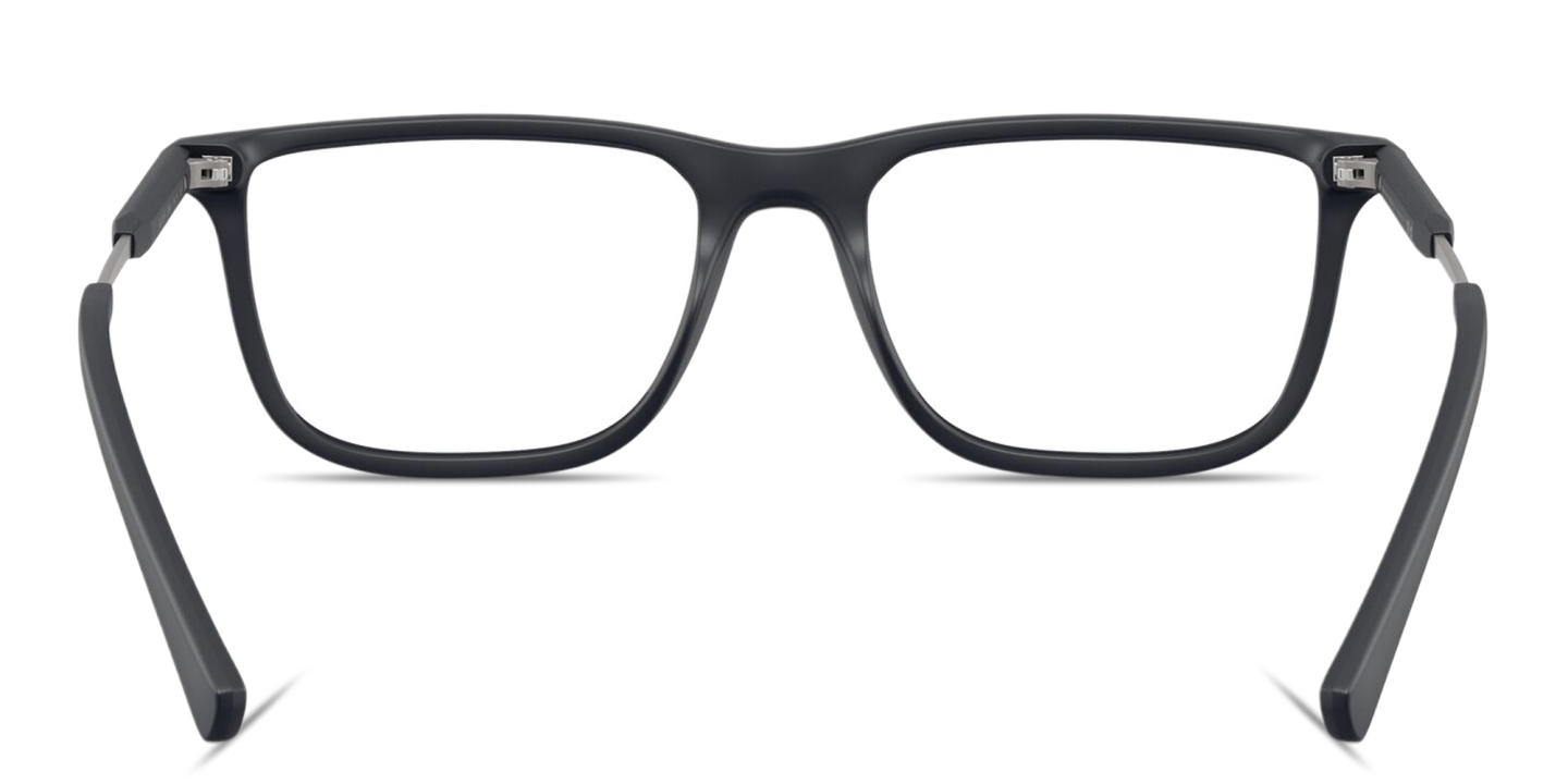 Shop Armani Exchange A|X Logo Pillow Eyeglasses in Blue online.