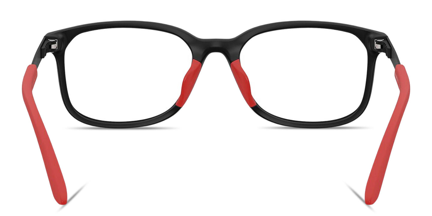 Shop Emporio Armani Eagle Logo Kids Pillow Eyeglasses in Black online.