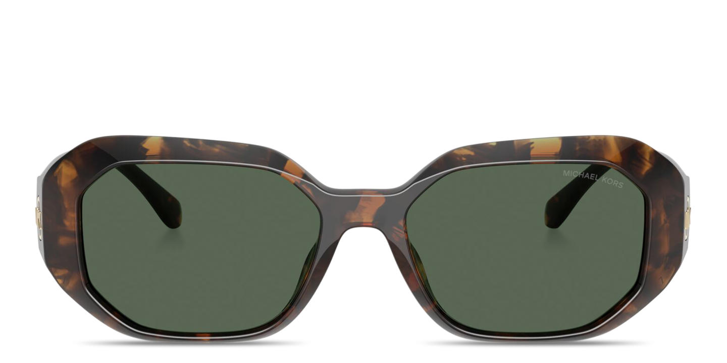 Shop Michael Kors Siesta Key Irregular Sunglasses in Tortoise online.