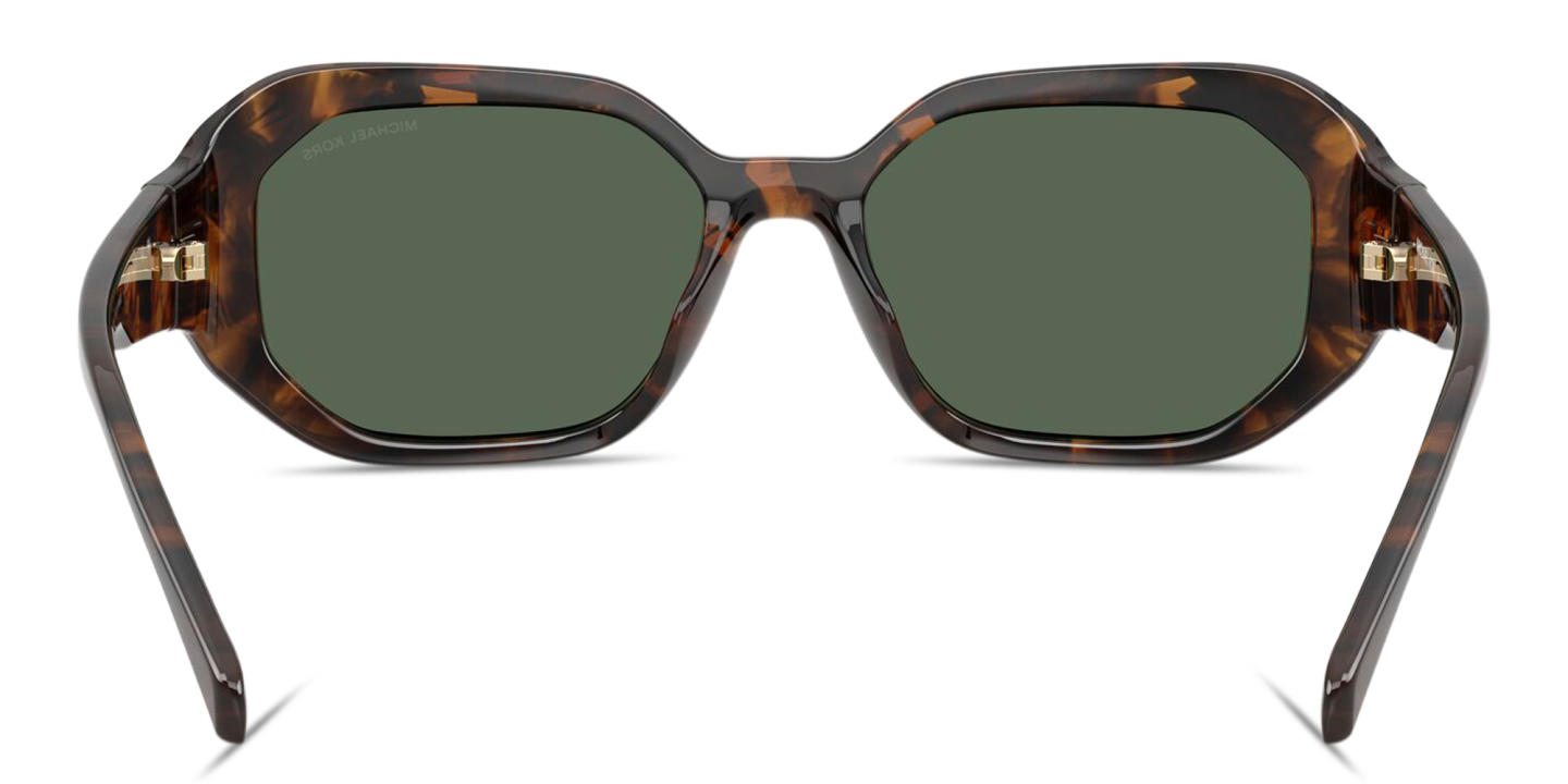 Shop Michael Kors Siesta Key Irregular Sunglasses in Tortoise online.