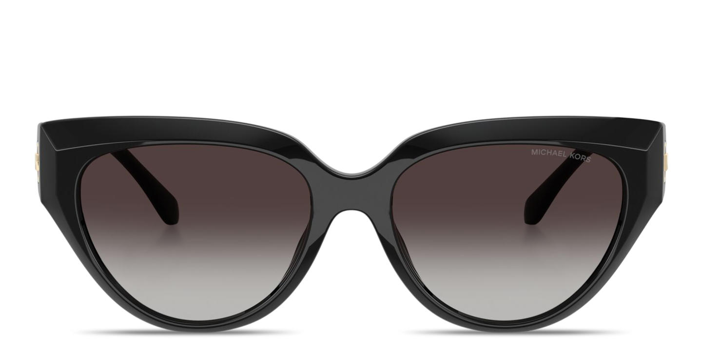 Shop Michael Kors Boca Raton Cat-Eye Sunglasses in Black online.