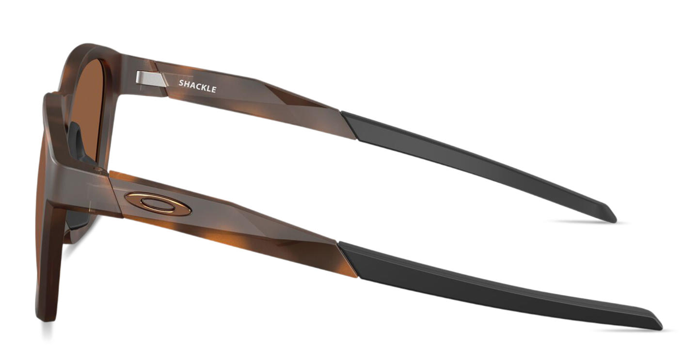 Oakley Shackle Unisex Square Sunglasses in Brown Tortoise – Product Photo 2