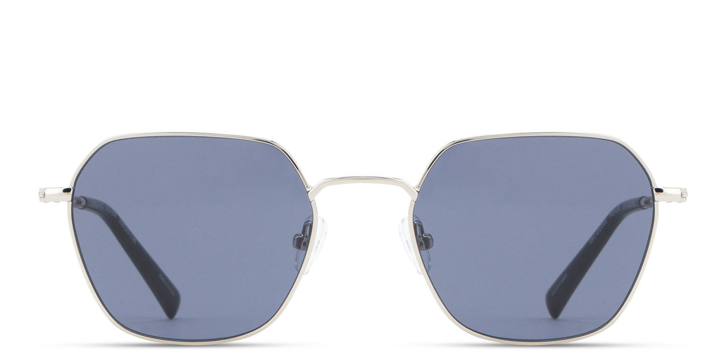 Shop TRICE Logo Irregular Sunglasses in Silver online.