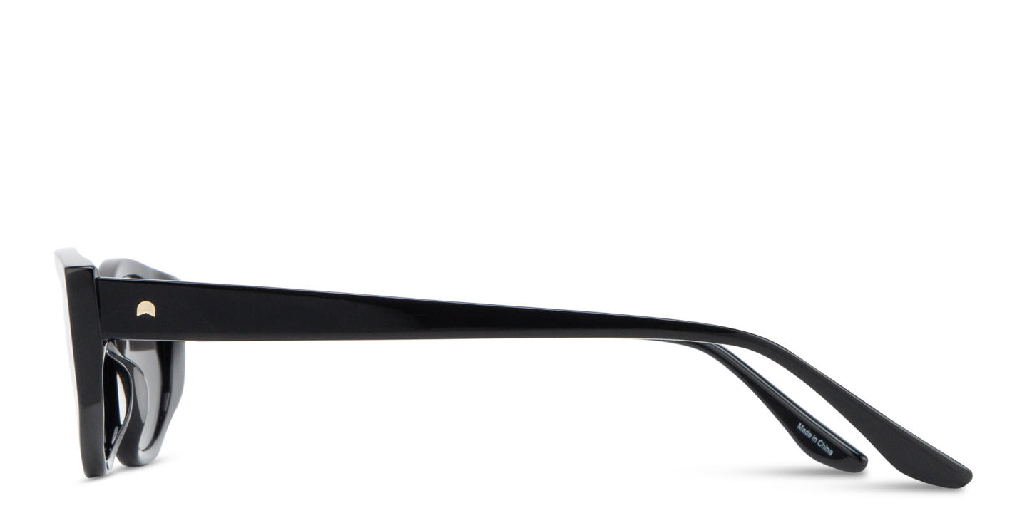 Shop TRICE Logo Irregular Sunglasses in Black online.