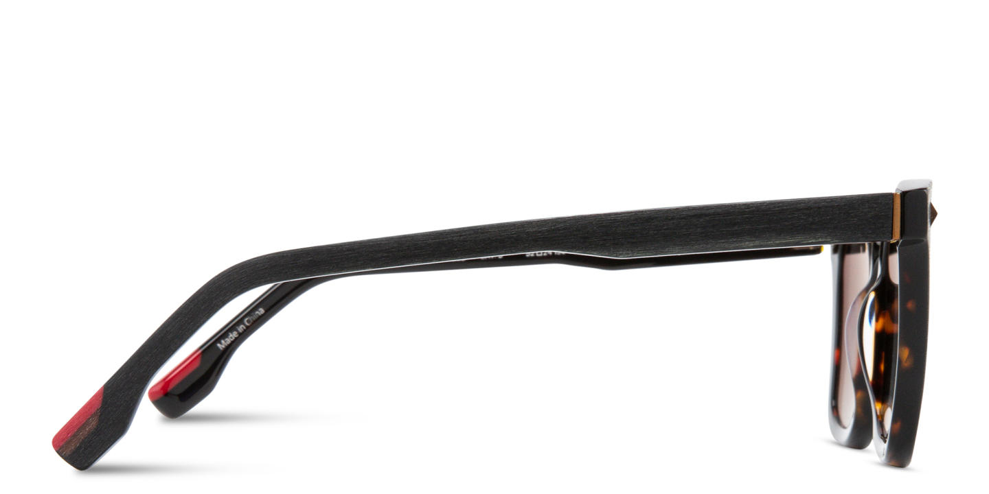 Shop Woodys Elek Square Sunglasses in Black online.