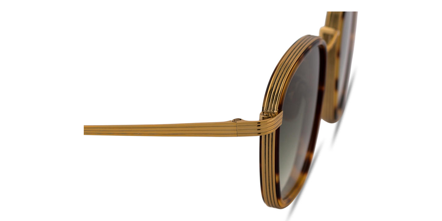 Shop Eyepetizer Nomad Unisex Square Sunglasses in Havana online.