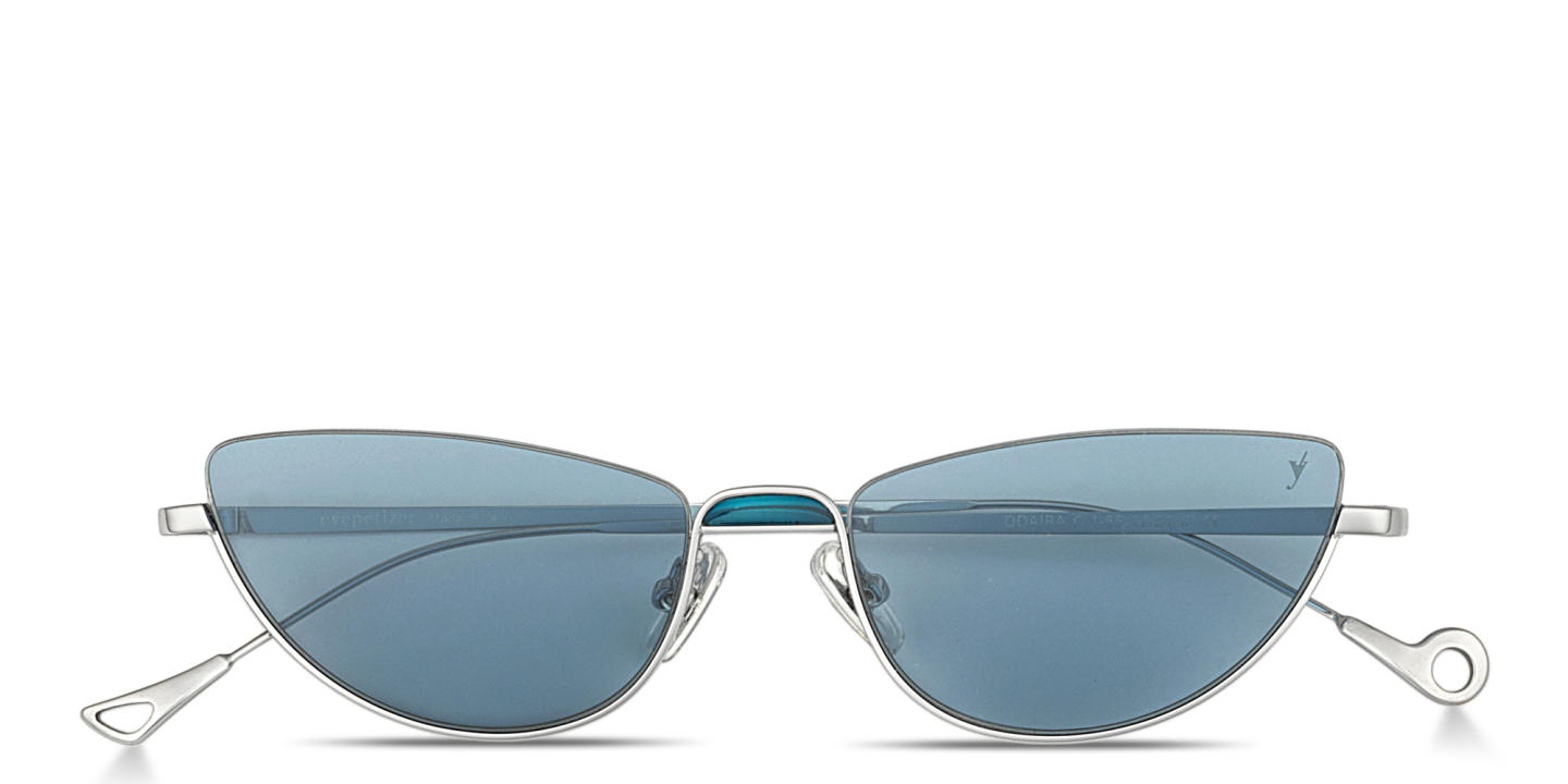Eyepetizer Odaiba Cat-Eye Sunglasses in Silver – Product Photo 0