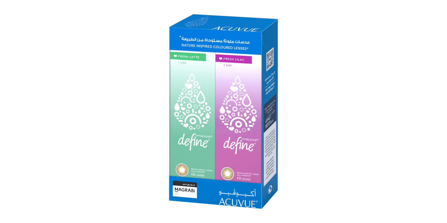 ACUVUE 1-Day ACUVUE® DEFINE® Fresh Quattro Pack in Multiple – Product Photo 3