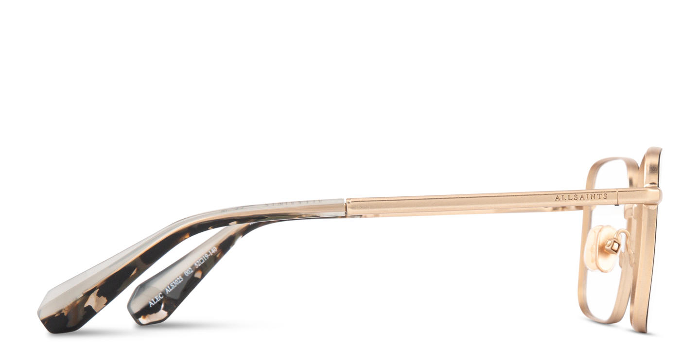 ALL SAINTS Alec Square Eyeglasses in Black – Product Photo 2